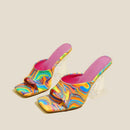 Marie – Stylische Offener Zehenbereich hohem Absatz Sandalen mit stylischem Entwerfen