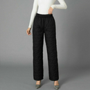 Lina – Stylische Schlanke Passform Wattierte Hose mit elastischer hoher Taille