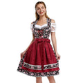 Frieda – Stylisches Oktoberfestkleid mit Schürze und verstellbarer Taille