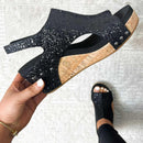 Louisa – Rutschfeste dicker Sohle Sandalen mit verstellbaren Riemen