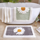 FloraBloom – Blumenbadematte mit einzigartigem Entwerfen und rutschfester Unterseite
