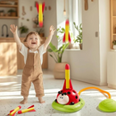 JumpNexus – 3 in 1 Aktivspielzeug mit Springringwurf und Raketenwerfer