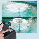 AquaVant - Springbrunnenpumpe mit Kompakt Körper undMehrere Düsenaufsätze
