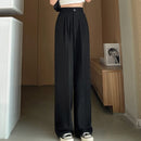 Alina – Elegante Hohe Taille Hose mit Doppelknopfle und weitem Bein