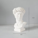 Athenica - Einzigartig Griechischer Harz Blumentopf Porträt Dekoration