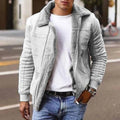 Anselm - Langärmelige Vlies Gefüttert Jacke Mit Taschen