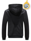 Eike - Langärmelig Vlies Kapuze Jacke Mit Reißverschluss