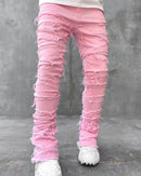 Jadec – Slim Fit Stacked Jeans mit konisch zulaufendem Bein und stylischem Lagenlook