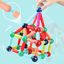 BuildGenius - Magnetisch Blöcke Satz 3D Bauklötze für kreatives Spielen mit Kindern