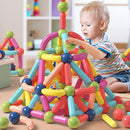 BuildGenius - Magnetisch Blöcke Satz 3D Bauklötze für kreatives Spielen mit Kindern
