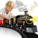 RailRush - Batteriebetriebenes elektrisches Zugset mit realistischen Klingt und einfach zu bauenden Gleisen