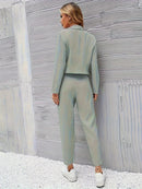 Emmi - Langärmelig Blazer Mit Hose Zweiteiliges Set