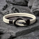 Louis - Handgefertigtes Seilarmband für minimalistischen Stil