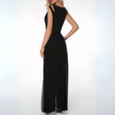 Leonie - Eleganter ärmelloser Jumpsuit mit weitem Bein und hoher Taille