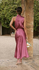 Mia - Elegantes Armelloses Kleid Mit Hohem Ausschnitt