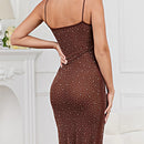 Gerda - Stilvolles ärmelloses langes Maxikleid mit Spaghettiträgern