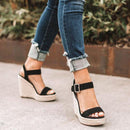 Sophie - Lässige rutschfeste Keilsandalen mit verstellbarem Riemen