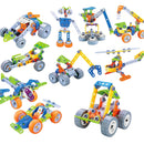 CreatiBuild - Bauklotz Set für Kinder mit Aufbewahrungsbox und kreativem Konstruktionsspiel