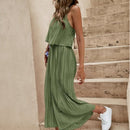 Harper - Zweiteiliges Set mit Bundfaltenhose und Elegent Oberteil