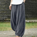 Tabea – Leichte Lockere Passform Weites Bein Hose mit Taschen