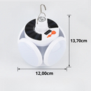 SolarGlow - Solarbetriebene Außenlampe mit USB Aufladung für zuverlässige Beleuchtung