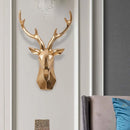 Regal Deer – Dekorative Wandskulptur mit Hirschkopf und realistischen Details