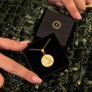 Muttertag – Herzliche Goldkette mit personalisierter Buchstabengravur