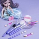 BeautyBloom - Prinzessinnen Schmink kreatives Kosmetikset mit Lippenstift Lidschatten und Pinseln