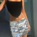 Zyara – Stylischer Minirock mit hoher Taille und schmaler Passform