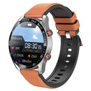HealthEase - Intelligente Uhr mit rundem Ziffernblatt und Herzfrequenz Schlaf und Fitness Tracking Anzeige