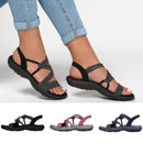 Lina – Orthopädische sandalen mit geschlossener zehenpartie und riemchendesign