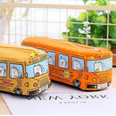 DeskZip - Kreatives Bus Federmäppchen Set mit Reißverschluss und großem Stauraum