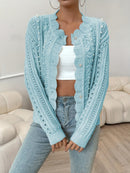 Yasmine - Stylische Strickjacke mit Knopfleiste und langen Ärmeln