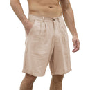 Hans - Lässige Shorts mit elastischem Knopf in der Taille und lockerer Passform