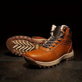 Bastian - Vintage Fell gefütterte Stiefel mit rutschfester Sohle und gepolsterter Innensohle für Komfort