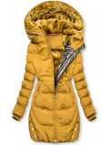 Laura - Langärmelig Vlies Gefüttert Kapuze Jacke Mit Taschen