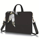 Selina - Stylische Laptoptasche mit Schal Einzelheiten und verstellbaren Trägern