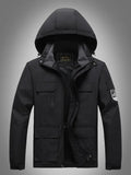 Adam - Langärmelig Wasserdicht Kapuze Jacke Mit Taschen