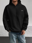 Otto - Langärmelig Vlies Halber Reißverschluss Kapuze Pullover