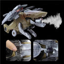RoboRex – LED transformierendes Dinosaurier und Hubschrauberspielzeug mit Lichtern und Musik