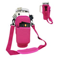 SipSafe - Wasserflaschenhalter Neoprenhülle mit verstellbarem Riemen und Taschen