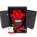 RoseAura - Rosen Seifenstrauß Geschenkbox mit floralem Duft