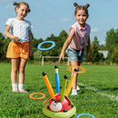 JumpNexus – 3 in 1 Aktivspielzeug mit Springringwurf und Raketenwerfer