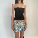 Zyara – Stylischer Minirock mit hoher Taille und schmaler Passform