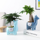 AlpacaGlow – Einzigartiger Alpaka Blumentopf für verspielte Raumdekoration