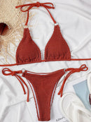 Anna – Stylischer Hohe Taille Bikini mit Neckholder Entwerfen