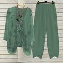 Mya – Elegantes Zweiteiliges Set Mit Blumenmuster