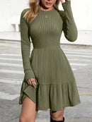 Isabella - Luxuriöses Pullover Kleid Mit Elegantem Trapezschnitt