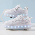 Greta – Stilvolles 4 Rad Skateschuhe mit LED Beleuchtung und rutschfest