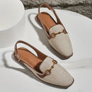 Isla – Elegante Slingback-Flats mit schickem Riemen und gepolsterter Innensohle